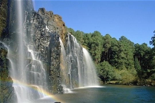 Photo d'une cascade à Mpumalanga